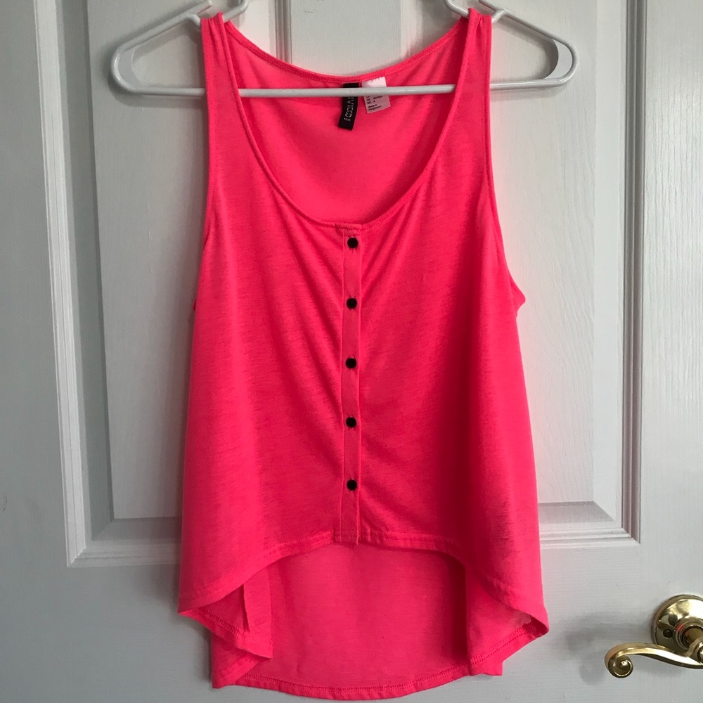 Hot pink tank top